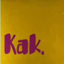 Tegeltje kak geel/knalroze