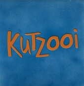 Tegeltje kutzooi lichtblauw/oranje