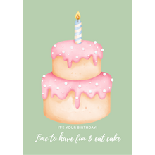 Wenskaart It's your birthday