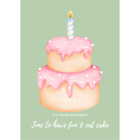 Wenskaart It's your birthday