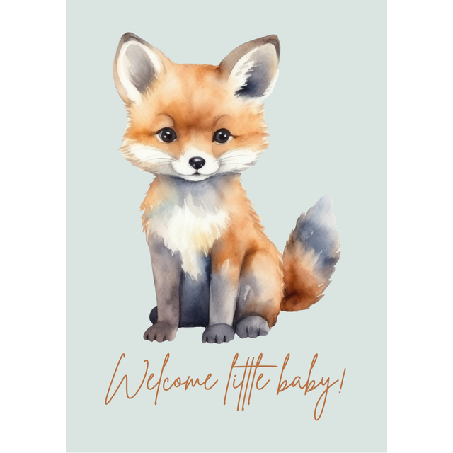 Wenskaart Little baby