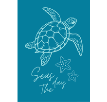 Wenskaart Seas the day