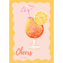 Wenskaart Cheers to you