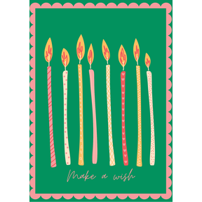 Wenskaart Make a wish