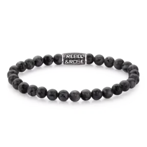 Rebel & Rose Men Grey Seduction Vintage 60117 V-Maat L 20 cm