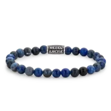 Rebel & Rose Men Midnight Blue Vintage 60116 V-Maat L 20 cm