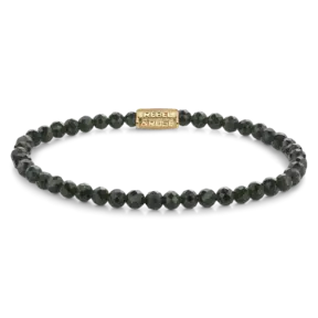 Rebel & Rose Dames Green Glam Rocks Yellowgold 40157 G-Maat S 16.5 cm