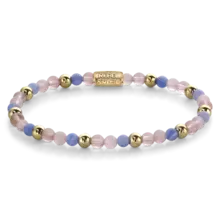 Rebel & Rose Dames Pink Summer Vibes - Yellowgold ionplated 40056 G-Maat S 16.5 cm