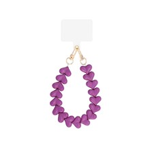 Hart telefoonkoord Dark Purple