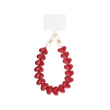 Hart telefoonkoord Crimson