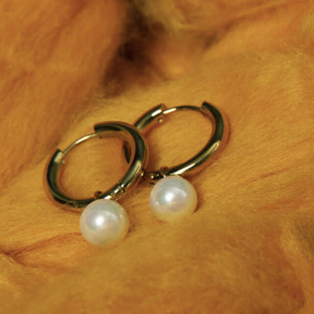 Elegante Oorringen met Parelglans