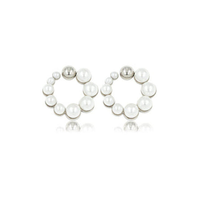 Elegante Oorsteker met Parel 13 mm