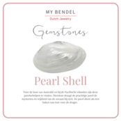 Elegante oorring met stralende parels