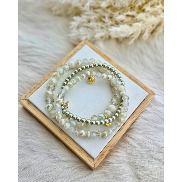 Armbanden Set Shades of Grey