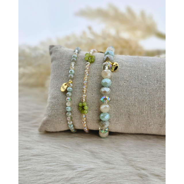 Armbanden Set Pastel Greens