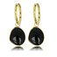 My Bendel Onyx Elegantie: Oorbellen met Stijlvolle Hanger
