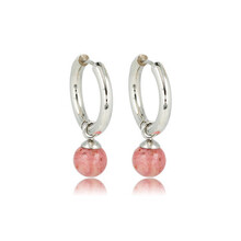 Rhodonite Oorringen: Elegantie in Balans
