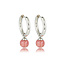 My Bendel Rhodonite Oorringen: Elegantie in Balans
