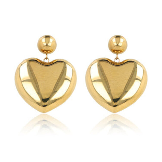 Liefdevolle Hart Oorstekers 12mm