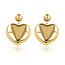 My Bendel Liefdevolle Hart Oorstekers 12mm