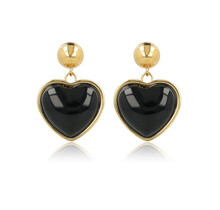 Hartvormige Oorstekers met Onyx Touch