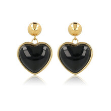 Hartvormige Oorstekers met Onyx Touch