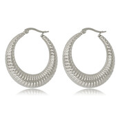 33 mm brede oorring met unieke afwerking 33x7mm