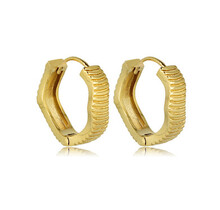 Stralende Oorringen met Elegante Ribbels