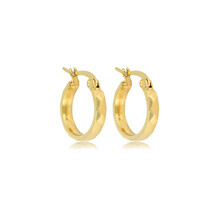 Facet Oorbellen 16x3mm - Elegantie in Detail