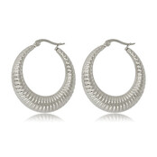 Stralende Oorring 45x7 mm - Uniek Statement Sieraad