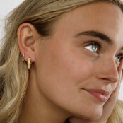 Stralende Oorringen met Elegante Ribbels