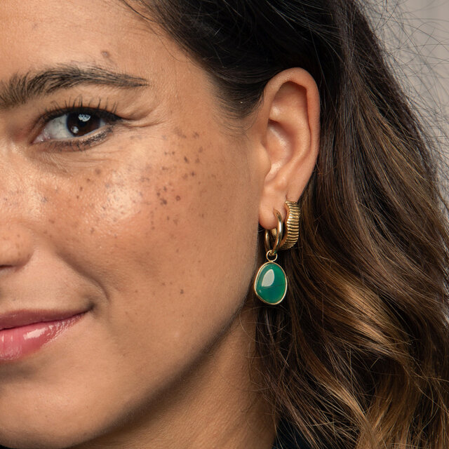 Stralende Oorringen met Elegante Ribbels