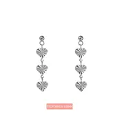 3 hearts Stud Oorbellen Zilver E3752-1