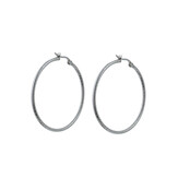 Go Dutch Label 40mm Roped Hoop Oorbellen E0851-1