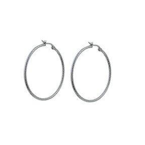 Go Dutch Label 40mm Roped Hoop Oorbellen E0851-1