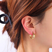 BRAIDED HOOP 20MM E4321-20-2