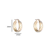 BRAIDED HOOP 20MM E4321-20-2