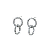 Go Dutch Label Double Rings Oorbellen E0848-1
