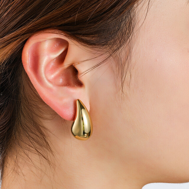 E4462-2 Haily Drop 25mm 14K