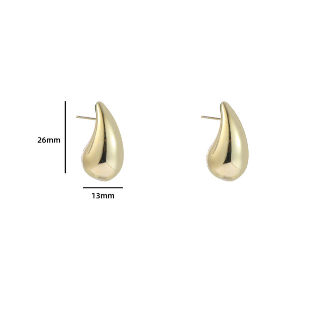 E4462-2 Haily Drop 25mm 14K