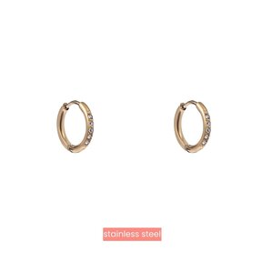 SPARKLE HOOP 12MM OORBELLEN E4477-2