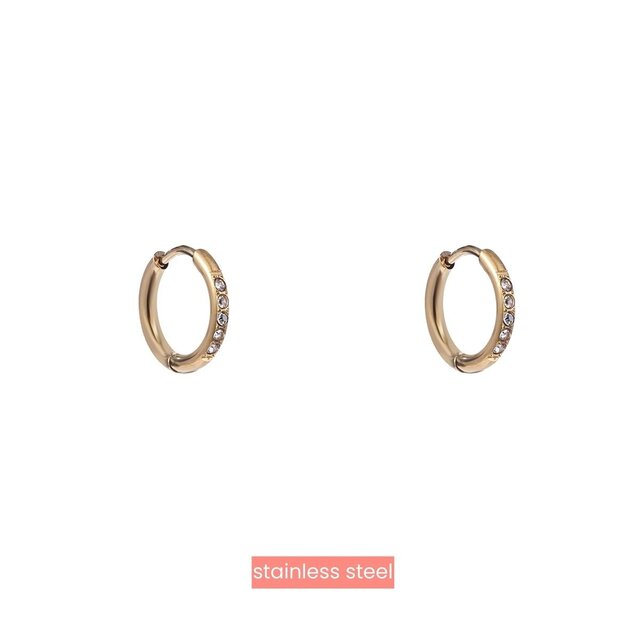 SPARKLE HOOP 12MM OORBELLEN E4477-2