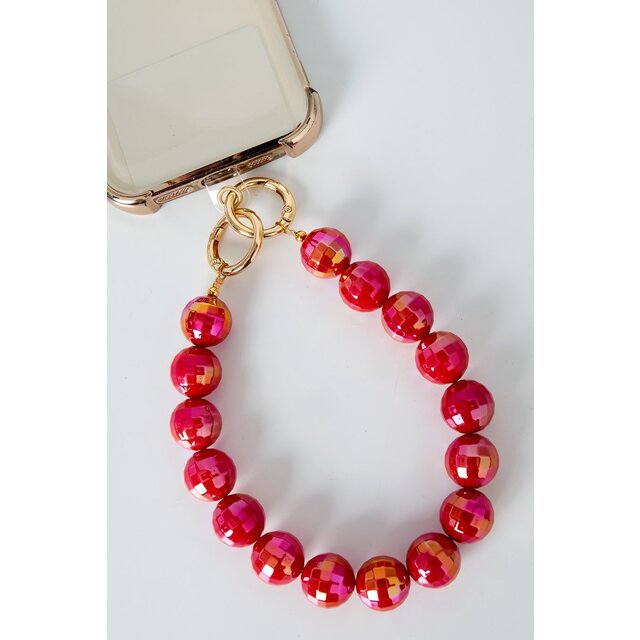 Disco Telefoonkoord Crimson