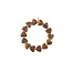 Goodies Hartjes Kralen Armband Brown