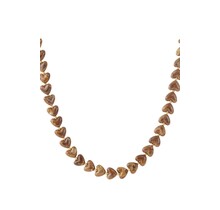 Hartjes  Kralen Halsketting Brown