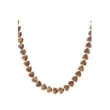 Hartjes  Kralen Halsketting Brown