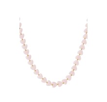 Hartjes  Kralen Halsketting Pink