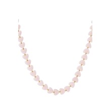 Hartjes  Kralen Halsketting Pink