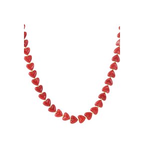 Hartjes  Kralen Halsketting Crimson