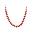 Goodies Hartjes Kralen Halsketting Crimson